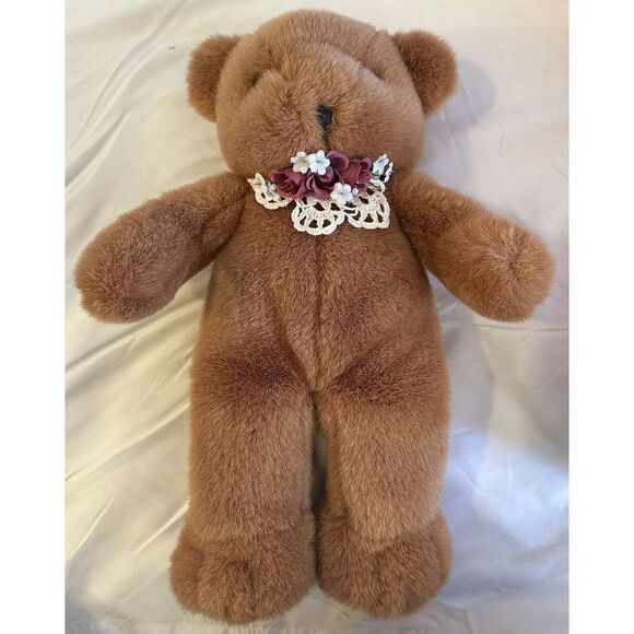 The Westcliff Collection Brown Plush Stuffed Bear 14” - Picture 2 of 4